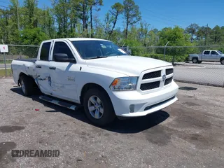 2018 Ram 1500 Tradesman z VIN 1C6RR6FG6JS341159, wystawiony jako IAAI lot #42046090 z przebiegiem 108 083 mil mil oraz . Historia ofert i sprzedaży dostępna na DreamBid. Obrazek 1.
