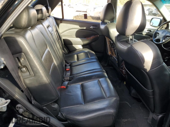 2001 Acura MDX Touring Pkg with VIN 2HNYD18641H002251, listed as a Copart auction lot 75294554 with 159,425 mi miles and Clean Title. Bid and sale history available at carsss.com. Image 11.