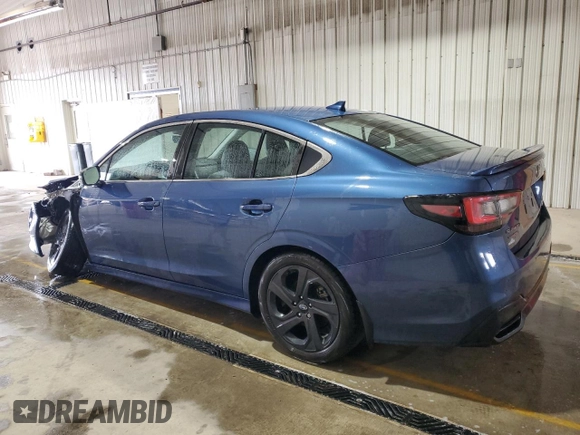 2021 Subaru Legacy Sport with VIN 4S3BWAH69M3014876, listed as a Copart auction lot 49334075 with 22,310 mi miles and Salvage Title. Bid and sale history available at carsss.com. Image 2.