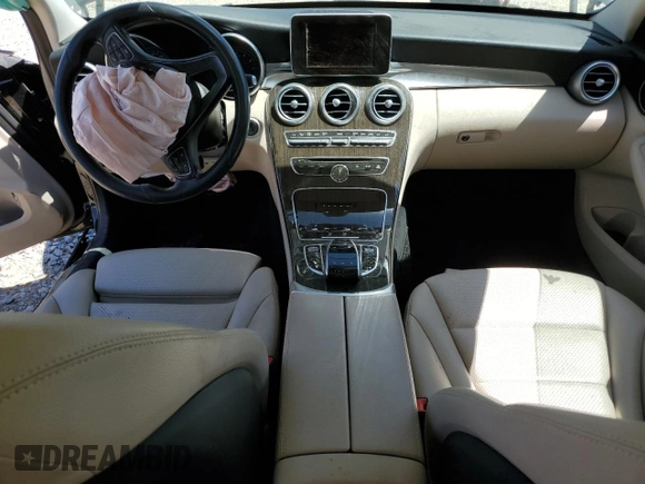 2016 Mercedes-Benz C 300 Luxury with VIN 55SWF4KB2GU112226, listed as a Copart auction lot 53394035 with 76,478 mi miles and Salvage title. Bid and sale history available at DreamBid. Image 8.