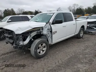 2019 Ram 1500 SLT with VIN 1C6RR6TT7KS712073, listed as a Copart auction lot 57435235 with 137,089 mi miles and Salvage title. Bid and sale history available at DreamBid. Image 1.