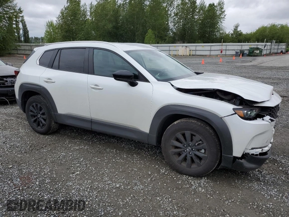 2024 Mazda CX-50 S Select with VIN 7MMVABAM5RN204566, listed as a Copart auction lot 57292855 with 5,129 mi miles and Salvage title. Bid and sale history available at DreamBid. Image 4.