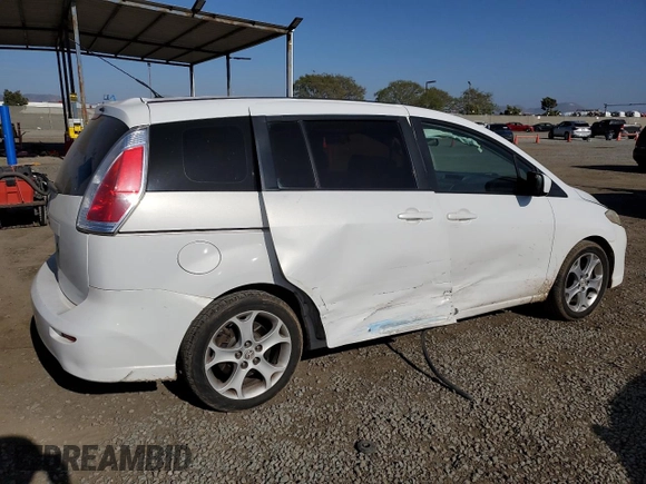 2010 Mazda 5 Sport with VIN JM1CR2WL3A0362695, listed as a Copart auction lot 54591605 with 188,534 mi miles and Salvage title. Bid and sale history available at DreamBid. Image 3.