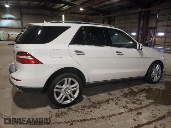2014 Mercedes-Benz M 350 with VIN 4JGDA2EB2EA286578, listed as a Copart auction lot 45470435 with 121,968 mi miles and Salvage Title. Bid and sale history available at DreamBid. Image 3.
