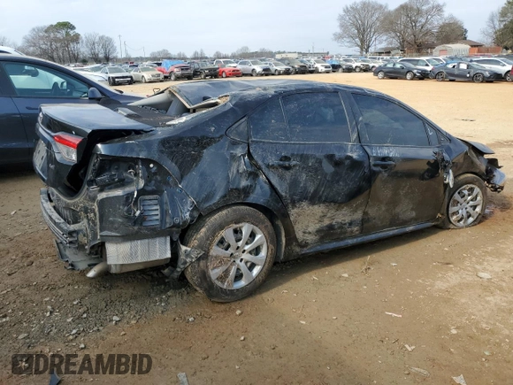 2021 Toyota Corolla LE with VIN 5YFEPMAE1MP165859, listed as a Copart auction lot 44055245 with 94,849 mi miles and Salvage Title. Bid and sale history available at carsss.com. Image 3.