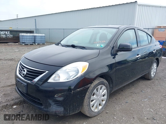 2014 Nissan Versa SV with VIN 3N1CN7AP2EK464770, listed as a IAAI auction lot 42191565 with 101,349 mi miles and . Bid and sale history available at carsss.com. Image 2.