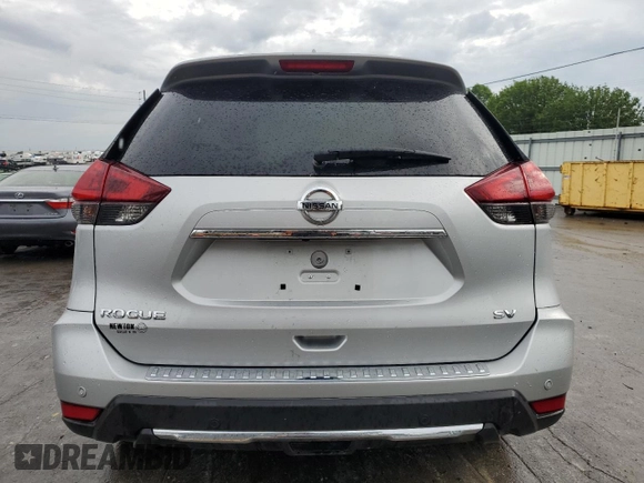 2019 Nissan Rogue SV with VIN 5N1AT2MT5KC765696, listed as a Copart auction lot 54714575 with 155,946 mi miles and Salvage Title. Bid and sale history available at DreamBid. Image 6.