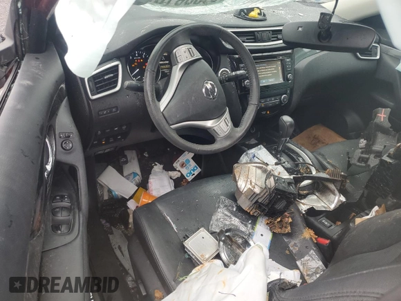2016 Nissan Rogue SV z VIN 5N1AT2MV5GC842527, wystawiony jako Copart lot #51506105 z przebiegiem 98 047 mil mil oraz Szkoda całkowita • Salvage title. Historia ofert i sprzedaży dostępna na DreamBid. Obrazek 8.