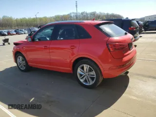 2018 Audi Q3 Premium with VIN WA1ECCFS7JR030191, listed as a Copart auction lot 52541035 with 82,903 mi miles and Salvage title. Bid and sale history available at DreamBid. Image 2.