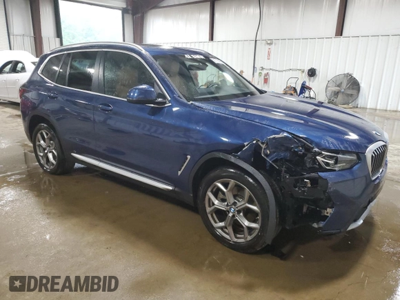 2024 BMW X3 xDrive30i z VIN 5UX53DP04R9V20431, wystawiony jako Copart lot #58739455 z przebiegiem 13 408 mil mil oraz Szkoda całkowita • Salvage title. Historia ofert i sprzedaży dostępna na DreamBid. Obrazek 4.