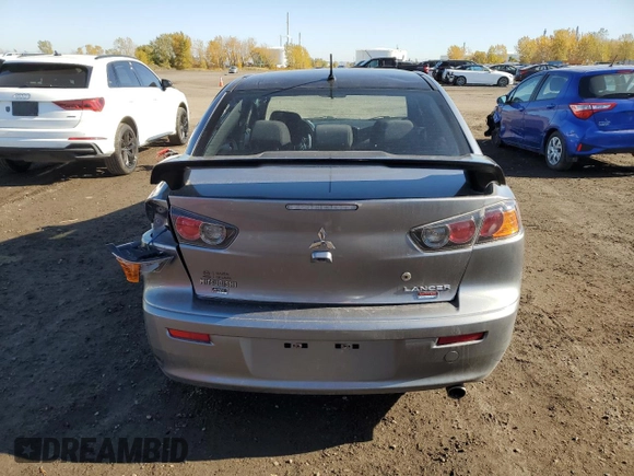 2017 Mitsubishi Lancer ES with VIN JA32V2FWXHU607656, listed as a Copart auction lot 76675844 with 126,206 mi miles and Salvage Title. Bid and sale history available at DreamBid. Image 6.