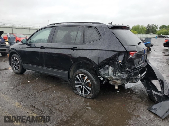 2023 Volkswagen Tiguan S with VIN 3VVFB7AX1PM119581, listed as a Copart auction lot 56563355 with 17,675 mi miles and Salvage title. Bid and sale history available at DreamBid. Image 2.
