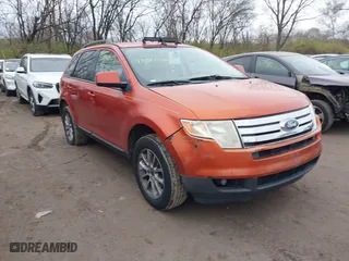 2007 Ford Edge SEL with VIN 2FMDK48C77BA90270, listed as a IAAI auction lot 40952827 with 0 mi miles. Bid and sale history available at carsss.com. Image 1.