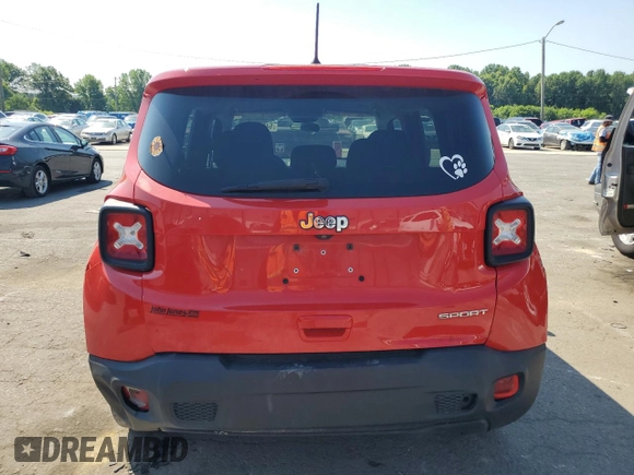 2019 Jeep Renegade Sport z VIN ZACNJAAB0KPK44864, wystawiony jako Copart lot #64246985 z przebiegiem 124 103 mil mil oraz Czysty tytuł • Clean title. Historia ofert i sprzedaży dostępna na DreamBid. Obrazek 6.