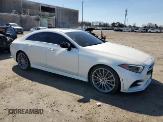 2019 Mercedes-Benz CLS with VIN WDD2J5KB9KA027640, listed as a Copart auction lot 47036264 with 0 mi miles and Salvage Title. Bid and sale history available at carsss.com. Image 4.