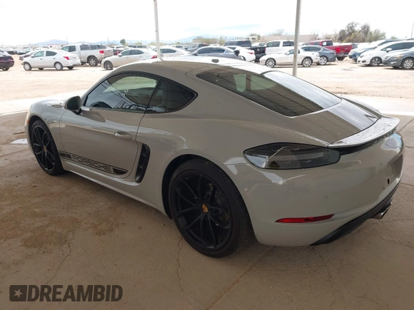 2024 Porsche 718 Cayman with VIN WP0AA2A83RK255017, listed as a IAAI auction lot 41745890 with 15,429 mi miles and . Bid and sale history available at DreamBid. Image 3.