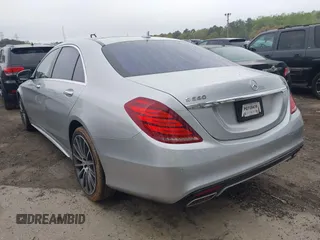 2017 Mercedes-Benz S 550 with VIN WDDUG8CB1HA315801, listed as a IAAI auction lot 41910121 with 46,439 mi miles and . Bid and sale history available at carsss.com. Image 3.