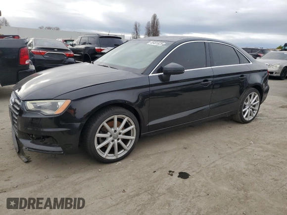 2016 Audi A3 1.8T Premium Plus with VIN WAUC7GFF5G1025801, listed as a Copart auction lot 46481825 with 120,932 mi miles and Clean Title. Bid and sale history available at carsss.com. Image 1.