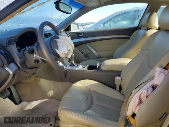 2009 Infiniti G37 Sport with VIN JNKCV64E59M606048, listed as a Copart auction lot 74562664 with 19,387 mi miles and Salvage Title. Bid and sale history available at DreamBid. Image 7.