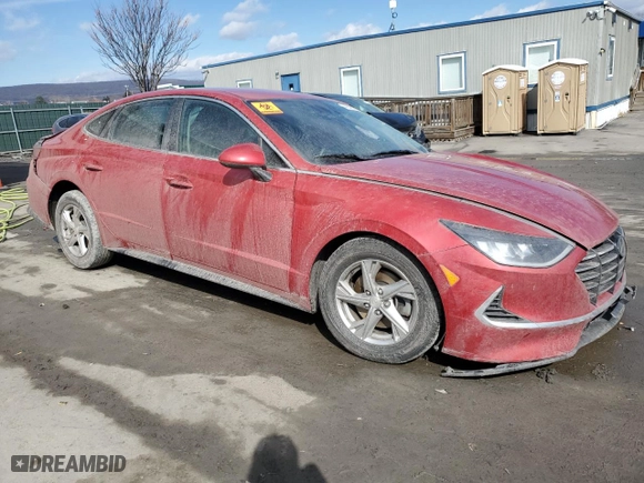 2021 Hyundai Sonata SE with VIN 5NPEG4JA9MH071609, listed as a Copart auction lot 47028355 with 0 mi miles and Salvage Title. Bid and sale history available at carsss.com. Image 4.