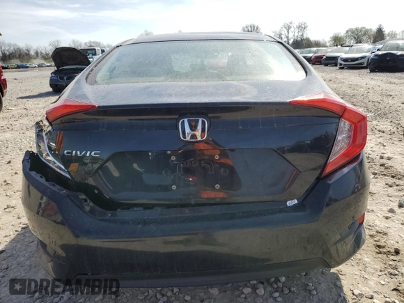 2016 Honda Civic Sedan EX with VIN 2HGFC2F73GH508696, listed as a Copart auction lot 52284095 with 266,304 mi miles and Salvage Title. Bid and sale history available at carsss.com. Image 6.