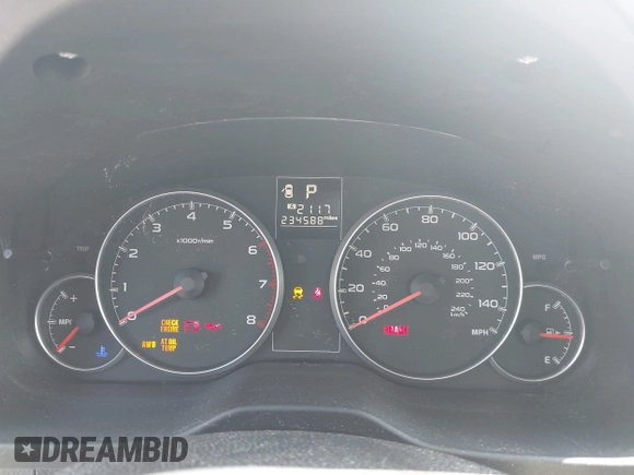 2014 Subaru Outback Premium with VIN 4S4BRBDC7E3205895, listed as a IAAI auction lot 42201646 with 234,588 mi miles and . Bid and sale history available at DreamBid. Image 7.