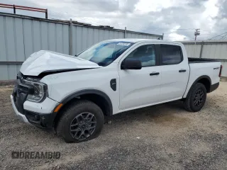 2024 Ford Ranger XLT z VIN 1FTER4GH7RLE28707, wystawiony jako Copart lot #55295295 z przebiegiem 8 906 mil mil oraz Szkoda całkowita • Salvage title. Historia ofert i sprzedaży dostępna na DreamBid. Obrazek 1.