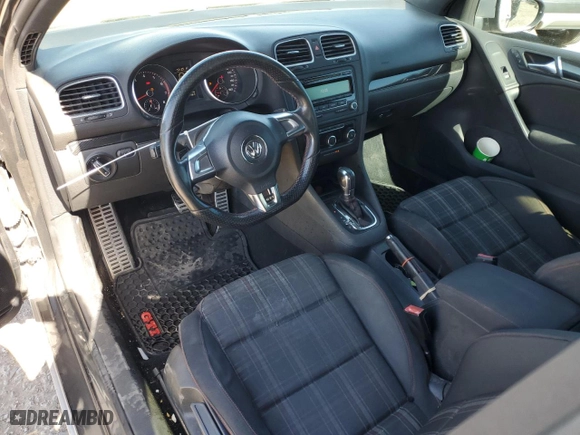 2012 Volkswagen GTI Autobahn PZEV with VIN WVWFD7AJ7CW244230, listed as a Copart auction lot 43564605 with NaN miles and Salvage Title. Bid and sale history available at carsss.com. Image 8.