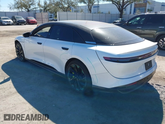 2022 Lucid Air Grand Touring with VIN 50EA1GBA1NA002790, listed as a IAAI auction lot 41585856 with 41,219 mi miles. Bid and sale history available at carsss.com. Image 3.
