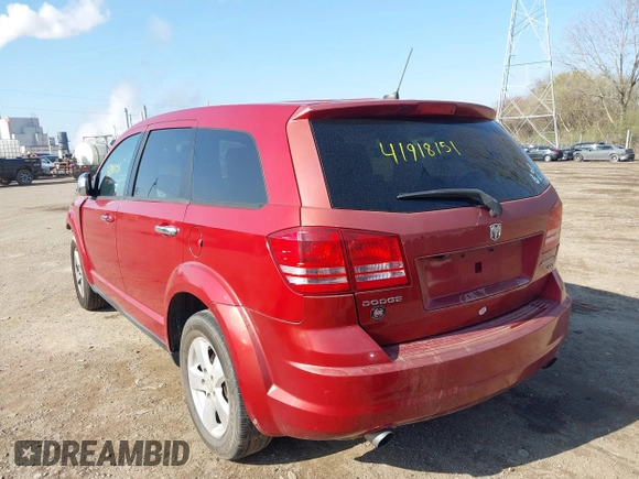 2009 Dodge Journey SXT with VIN 3D4GG57V19T523670, listed as a IAAI auction lot 41918151 with 181,218 mi miles. Bid and sale history available at carsss.com. Image 3.