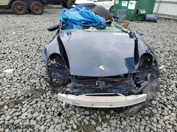 2000 Porsche Boxster S with VIN WP0CB2980YU660930, listed as a Copart auction lot 61270324 with 0 mi miles and Salvage Title. Bid and sale history available at carsss.com. Image 5.