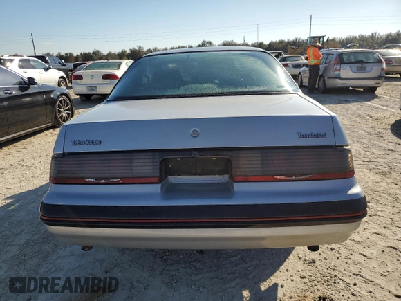 1988 Ford Thunderbird with VIN 1FABP64T3JH145411, listed as a Copart auction lot 78222654 with 143,134 mi miles and Salvage Title. Bid and sale history available at DreamBid. Image 6.