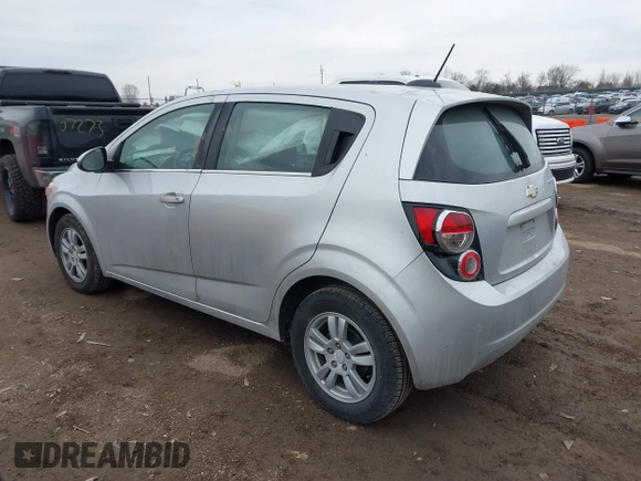2016 Chevrolet Sonic LT with VIN 1G1JC6SH4G4151436, listed as a IAAI auction lot 41709048 with 121,121 mi miles. Bid and sale history available at carsss.com. Image 3.