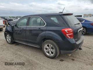 2017 Chevrolet Equinox LS with VIN 2GNALBEK2H1524453, listed as a Copart auction lot 53070015 with 0 mi miles and Salvage Title. Bid and sale history available at carsss.com. Image 2.