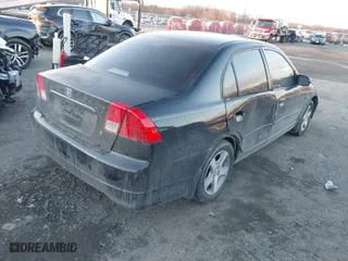 2004 Honda Civic EX with VIN 2HGES26884H561252, listed as a IAAI auction lot 41321501 with 187,255 mi miles. Bid and sale history available at carsss.com. Image 4.