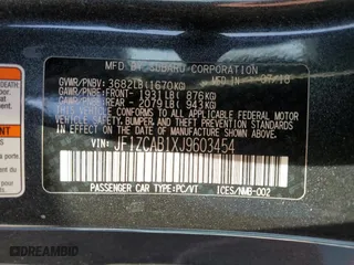 2018 Subaru BRZ Premium with VIN JF1ZCAB1XJ9603454, listed as a Copart auction lot 81592403 with 38,718 mi miles. Bid and sale history available at carsss.com. Image 12.