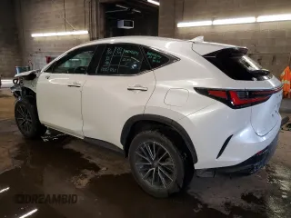 2022 Lexus NX with VIN 2T2ADCEZ5NC001848, listed as a Copart auction lot 45731204 with 48,086 mi miles and Non Repairable. Bid and sale history available at carsss.com. Image 2.