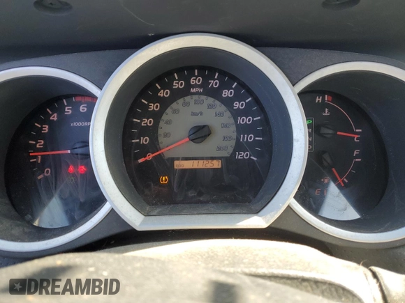 2009 Toyota Tacoma with VIN 5TENX22N19Z629804, listed as a Copart auction lot 44547695 with 111,257 mi miles and Salvage Title. Bid and sale history available at carsss.com. Image 9.