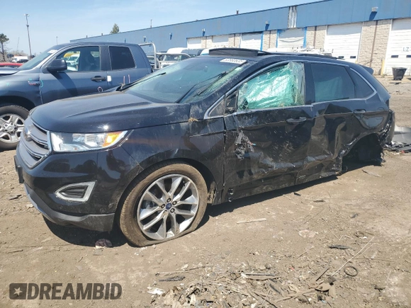 2017 Ford Edge Titanium z VIN 2FMPK4K81HBB56007, wystawiony jako Copart lot #53560635 z przebiegiem 87 552 mil mil oraz Czysty tytuł • Clean title. Historia ofert i sprzedaży dostępna na DreamBid. Obrazek 1.