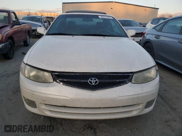 2001 Toyota Solara SE with VIN 2T1CG22P51C470496, listed as a Copart auction lot 42317375 with 158,150 mi miles and Clean Title. Bid and sale history available at carsss.com. Image 5.