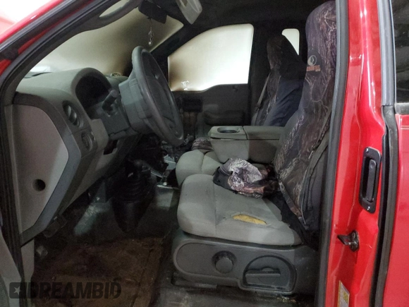 2005 Ford F-150 XL with VIN 1FTRF14W35NC11195, listed as a Copart auction lot 49278615 with 0 mi miles and Salvage Title. Bid and sale history available at carsss.com. Image 7.
