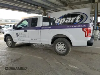 2015 Ford F-150 XL with VIN 1FTEX1C81FKD82013, listed as a Copart auction lot 62599595 with 165,528 mi miles and Clean title. Bid and sale history available at DreamBid. Image 2.