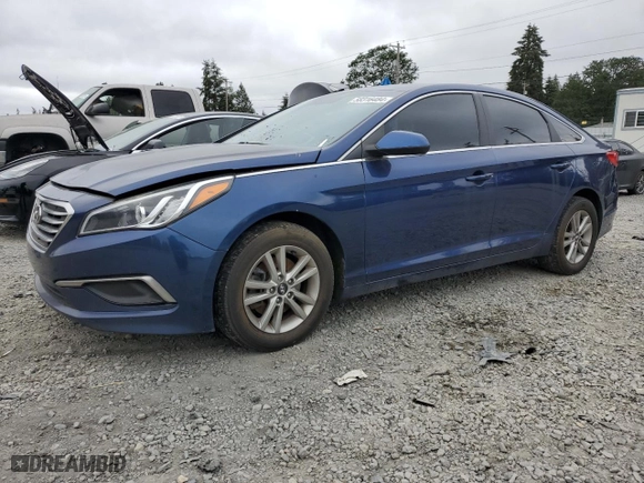 2016 Hyundai Sonata 2.4L SE with VIN 5NPE24AF5GH316064, listed as a Copart auction lot 58316484 with 159,110 mi miles and Clean Title. Bid and sale history available at carsss.com. Image 1.