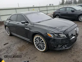 2017 Lincoln Continental with VIN 1LN6L9TP5H5637314, listed as a Copart auction lot 42365555 with 89,000 mi miles and Salvage Title. Bid and sale history available at DreamBid. Image 4.