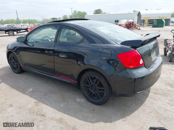 2007 Scion tC Spec with VIN JTKDE177270189720, listed as a IAAI auction lot 42091253 with 123,521 mi miles. Bid and sale history available at carsss.com. Image 3.