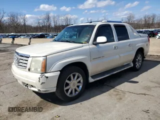 2003 Cadillac Escalade EXT with VIN 3GYEK63N43G144901, listed as a Copart auction lot 50575195 with 236,328 mi miles and Clean Title. Bid and sale history available at carsss.com. Image 1.