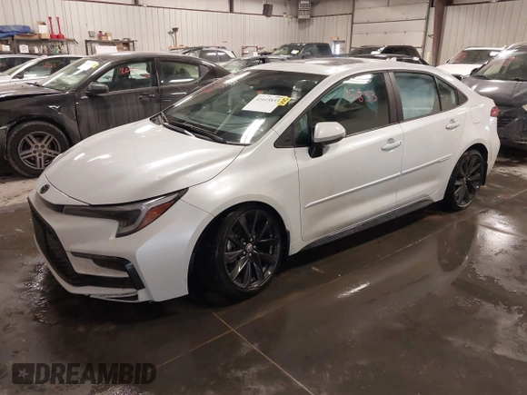 2024 Toyota Corolla XSE with VIN 5YFT4MCE4RP198777, listed as a IAAI auction lot 41615833 with 5,956 mi miles. Bid and sale history available at carsss.com. Image 17.