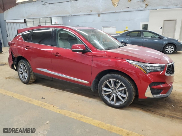2020 Acura RDX w/Technology Pkg with VIN 5J8TC1H50LL009733, listed as a Copart auction lot 86697154 with 90,580 mi miles and Salvage Title. Bid and sale history available at carsss.com. Image 4.