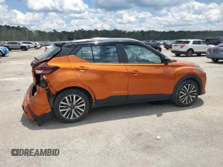 2023 Nissan Kicks SV with VIN 3N1CP5CV0PL550828, listed as a Copart auction lot 56738845 with 23,733 mi miles and Salvage title. Bid and sale history available at DreamBid. Image 3.