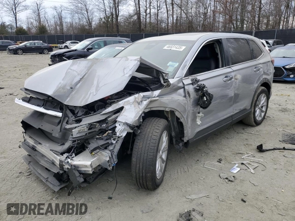 2024 Honda CR-V EX-L with VIN 2HKRS3H70RH325137, listed as a Copart auction lot 46031435 with Not Provided miles and Salvage Title. Bid and sale history available at DreamBid. Image 1.